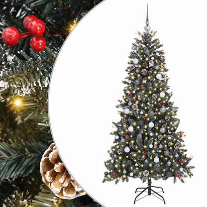 Artificial Christmas Tree with Stand Green 114 x 114 x 210 cm