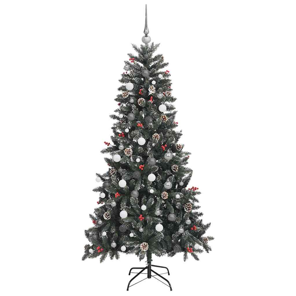 Artificial Christmas Tree with Stand Green 114 x 114 x 210 cm
