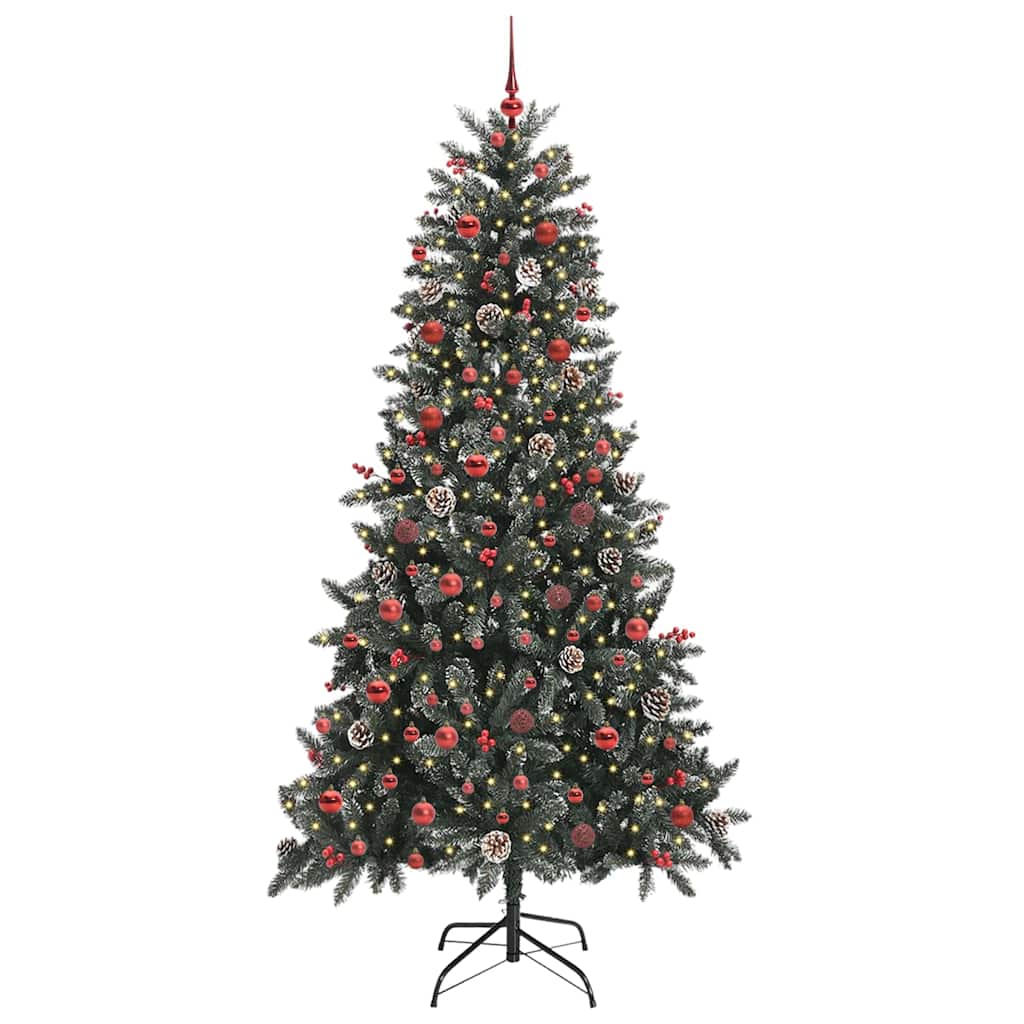 Artificial Christmas Tree with Stand Green 114 x 114 x 210 cm