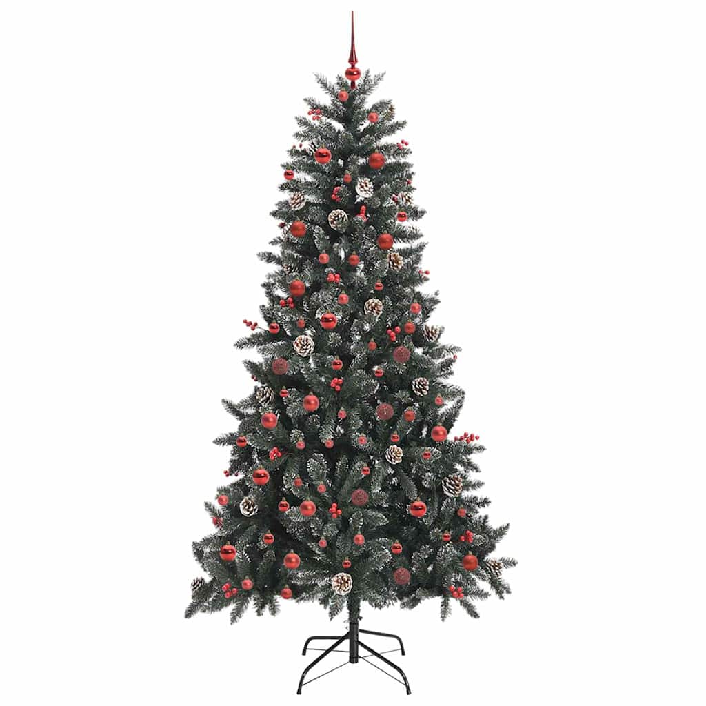 Artificial Christmas Tree with Stand Green 114 x 114 x 210 cm