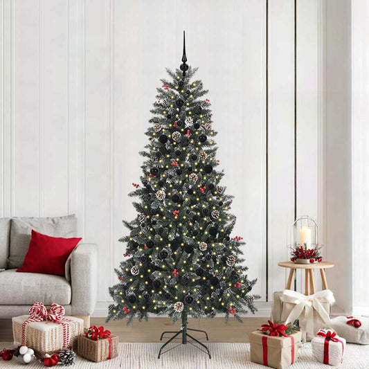 Artificial Christmas Tree with Stand Green 114 x 114 x 210 cm