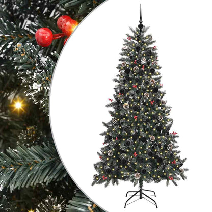 Artificial Christmas Tree with Stand Green 114 x 114 x 210 cm
