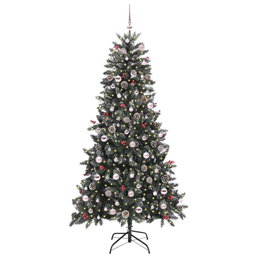 Artificial Christmas Tree with Stand Green 114 x 114 x 210 cm