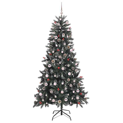 Artificial Christmas Tree with Stand Green 114 x 114 x 210 cm