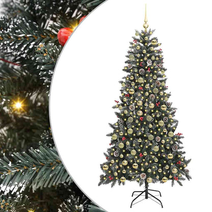 Artificial Christmas Tree with Stand Green 114 x 114 x 210 cm