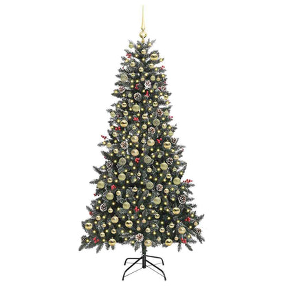 Artificial Christmas Tree with Stand Green 114 x 114 x 210 cm