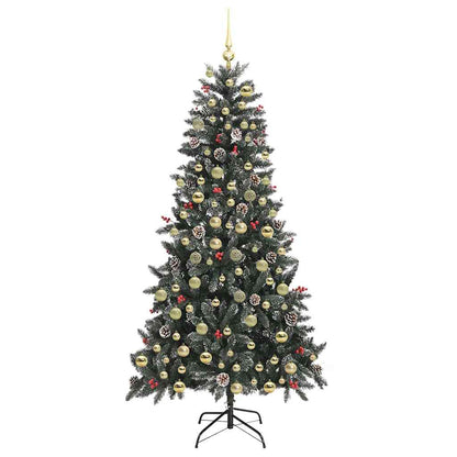 Artificial Christmas Tree with Stand Green 114 x 114 x 210 cm