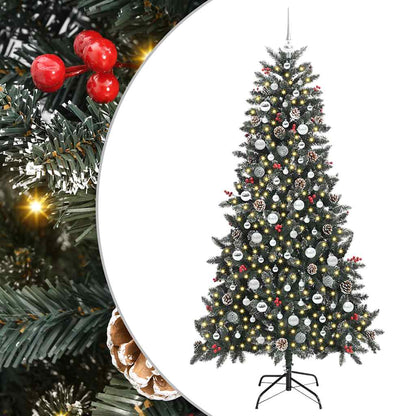 Artificial Christmas Tree with Stand Green 114 x 114 x 210 cm