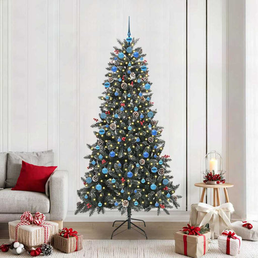 Artificial Christmas Tree with Stand Green 114 x 114 x 210 cm