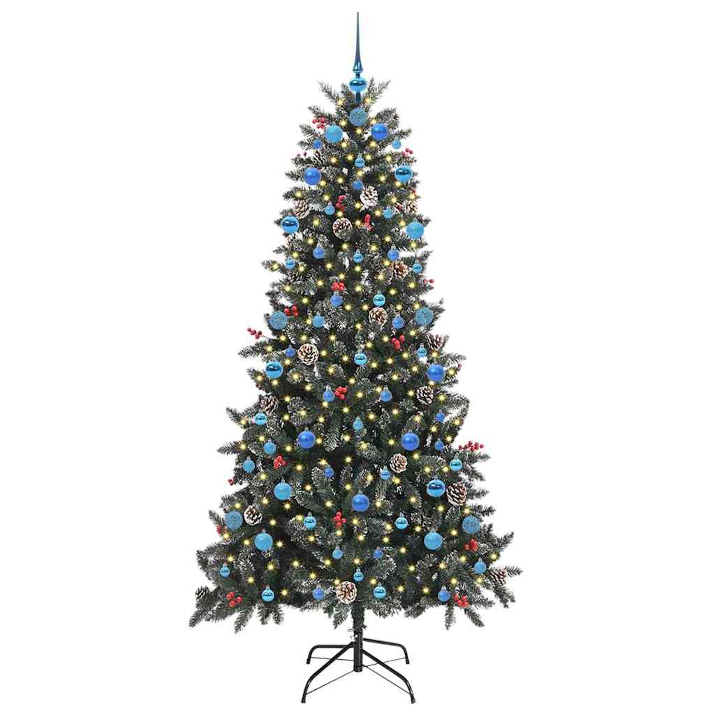 Artificial Christmas Tree with Stand Green 114 x 114 x 210 cm