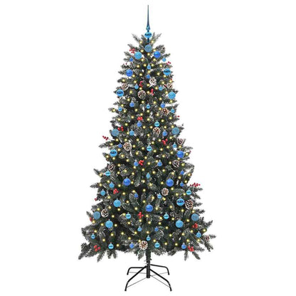 Artificial Christmas Tree with Stand Green 114 x 114 x 210 cm