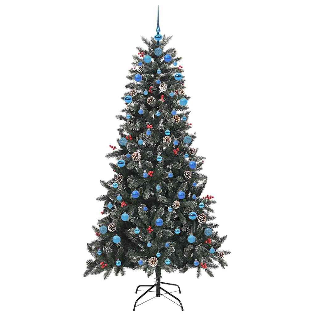 Artificial Christmas Tree with Stand Green 114 x 114 x 210 cm