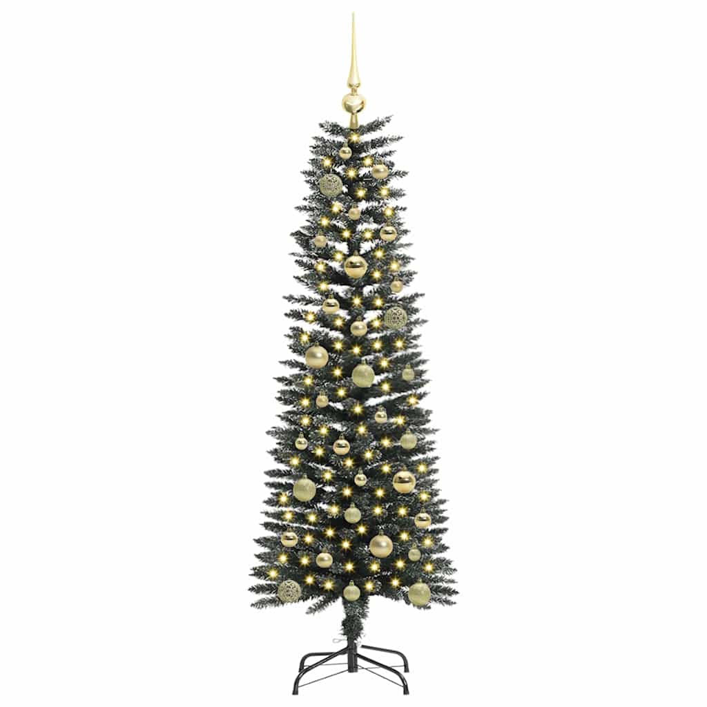 Artificial Christmas Tree with 150 LEDs Green 43 x 43 x 150 cm