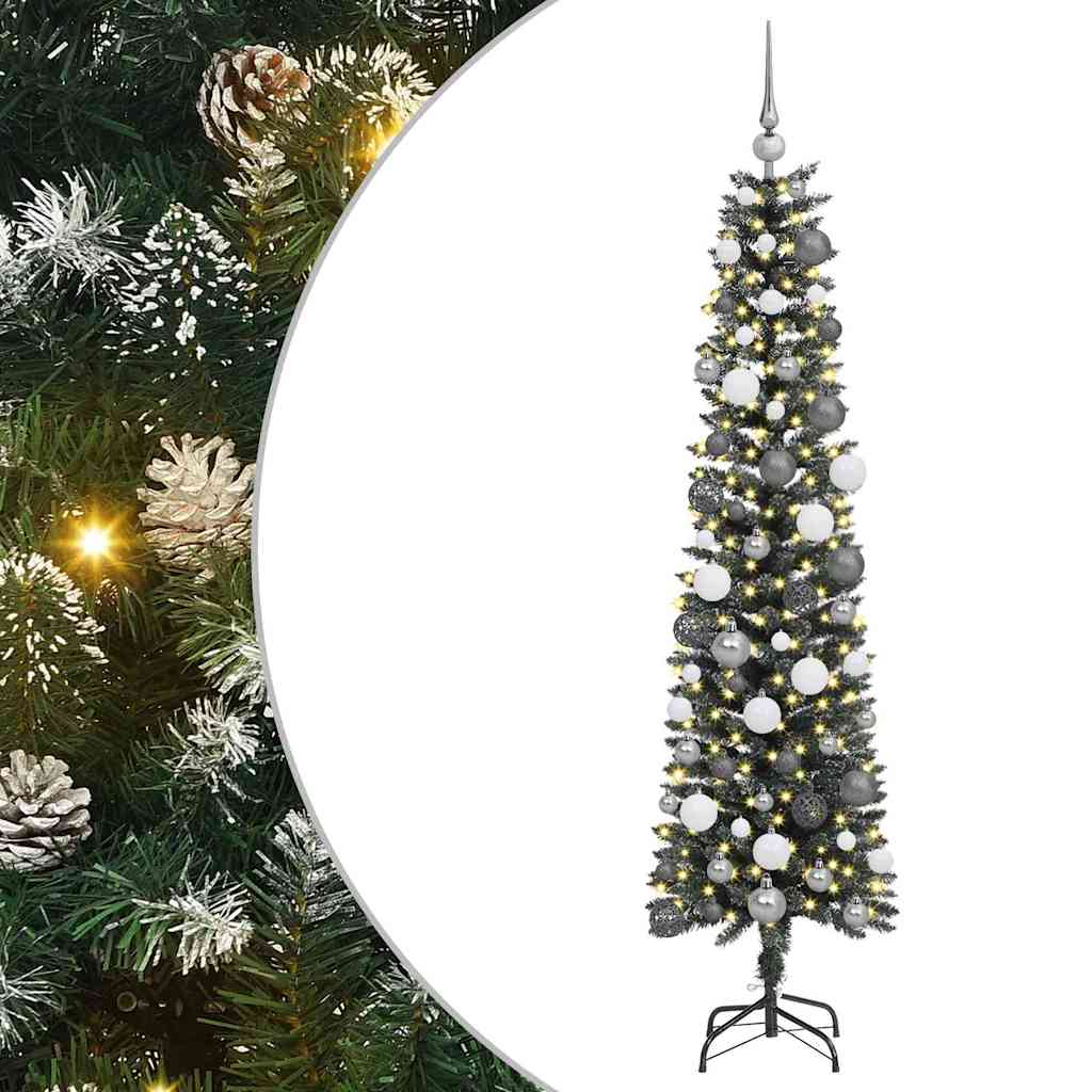 Artificial Christmas Tree with Stand Green 50.5 x 50.5 x 180 cm