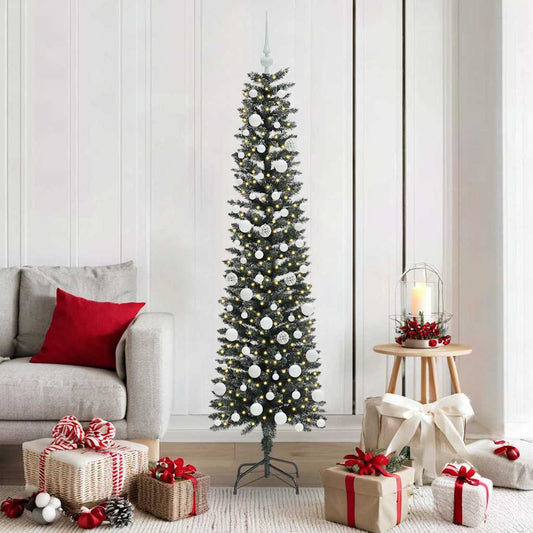 Artificial Christmas Tree with Stand Green 50.5 x 50.5 x 180 cm