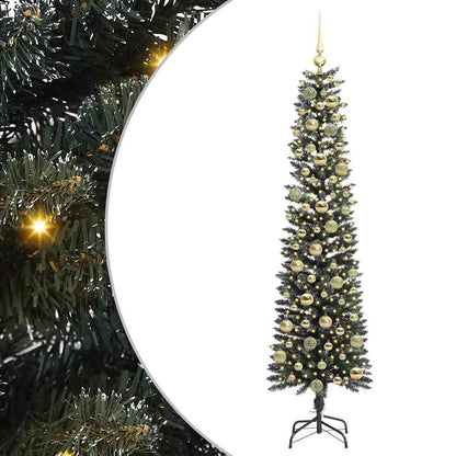 Artificial Christmas Tree with Stand Green 50.5 x 50.5 x 180 cm