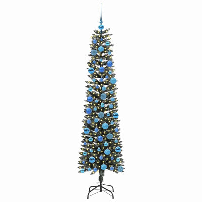 Artificial Christmas Tree with 300 LEDs with Stand Green 180 cm