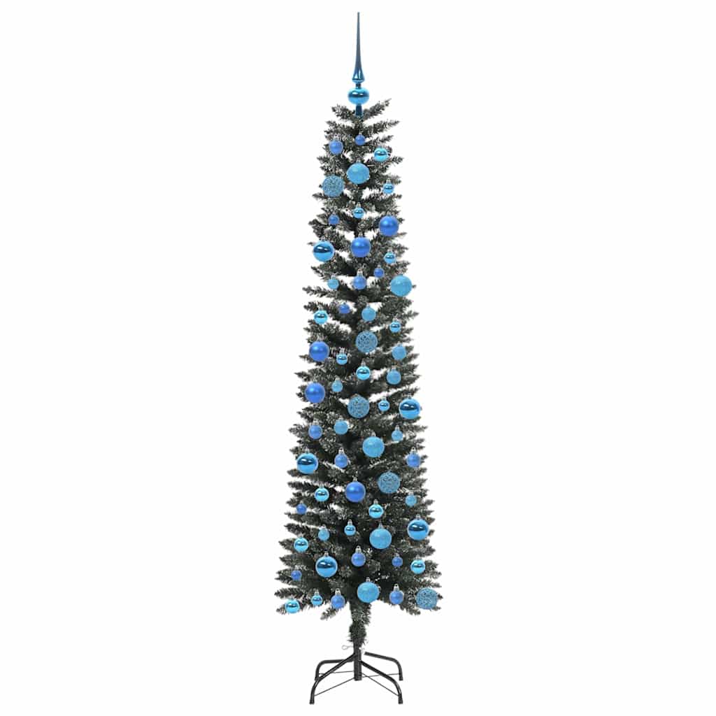 Artificial Christmas Tree with 300 LEDs with Stand Green 180 cm