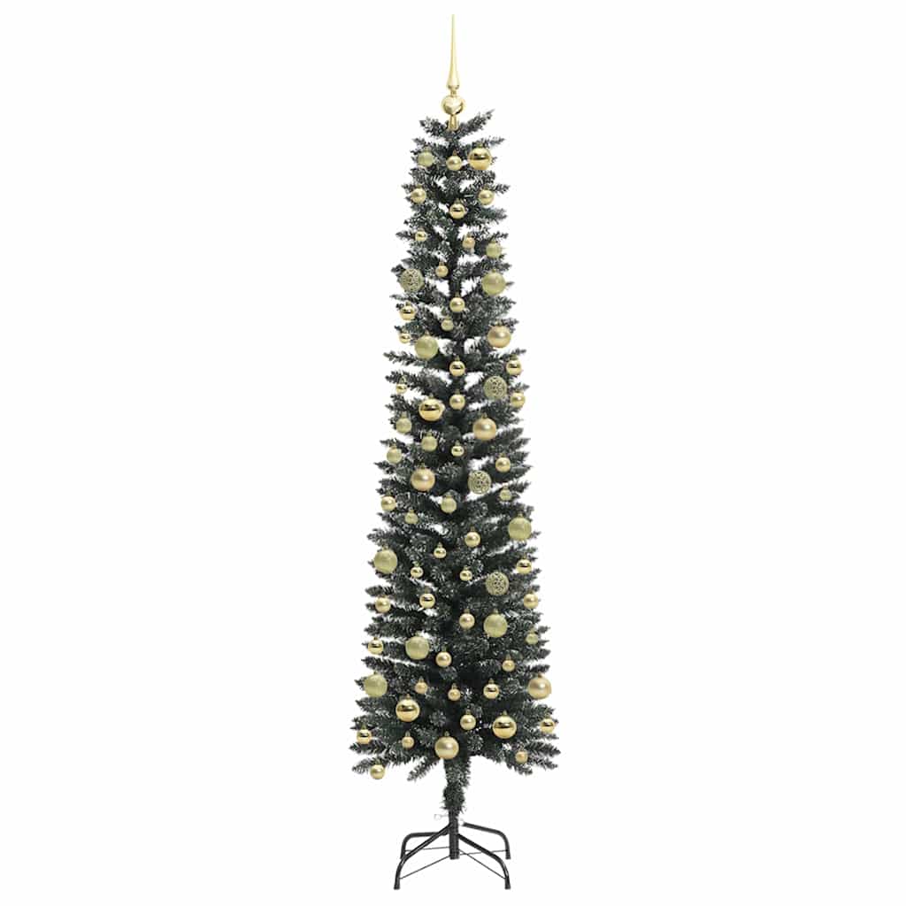 Artificial Christmas Tree with 300 LEDs Green 58 x 58 x 210 cm
