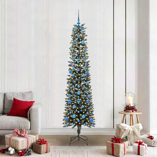 Artificial Christmas Tree with 300 LEDs Green 58 x 58 x 210 cm