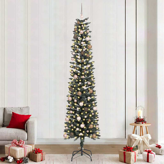 Artificial Christmas Tree with 300 LEDs Green 58 x 58 x 240 cm