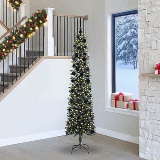 Artificial Christmas Tree with 300 LEDs Green 58 x 58 x 240 cm