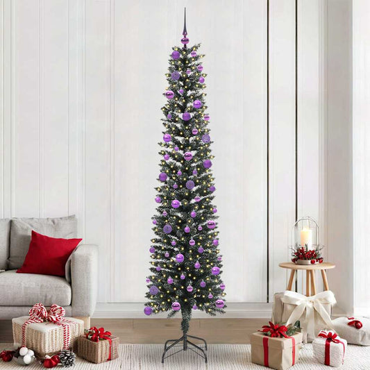 Artificial Christmas Tree with 300 LEDs Green 58 x 58 x 240 cm