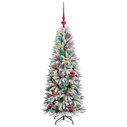 Artificial Christmas Tree with 150 LEDs White 53 x 53 x 120 cm