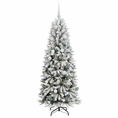 Artificial Christmas Tree with 150 LEDs White 63 x 63 x 150 cm