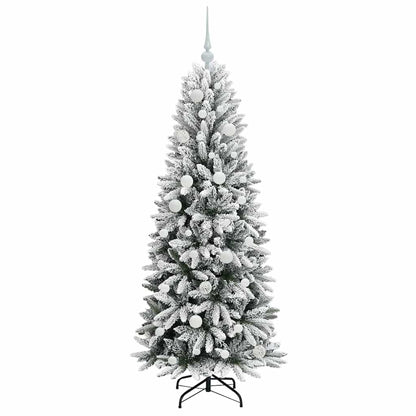 Artificial Christmas Tree with 150 LEDs White 63 x 63 x 150 cm