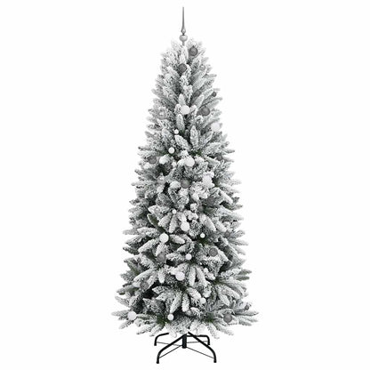Artificial Christmas Tree with 300 LEDs White 93 x 93 x 240 cm