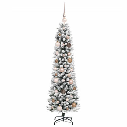 Artificial Christmas Tree with 150 LEDs with Stand White 150 cm