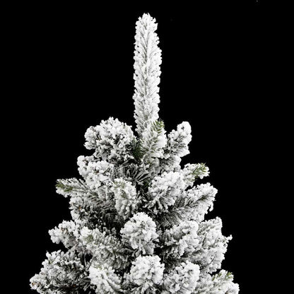 Artificial Christmas Tree with 150 LEDs Green and white 150 cm