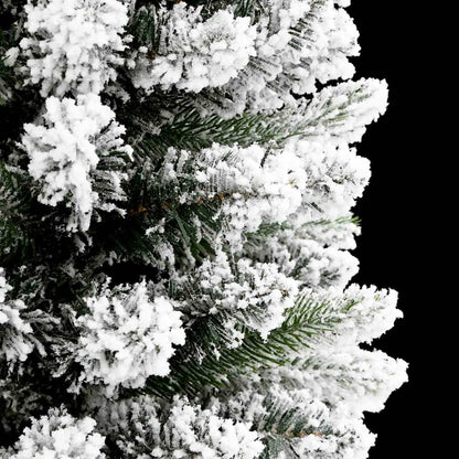 Artificial Christmas Tree with 150 LEDs Green and white 150 cm