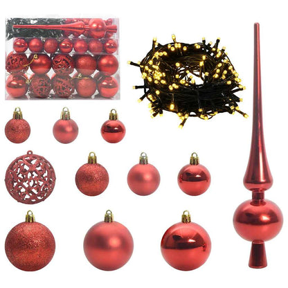 Artificial Christmas Tree with 150 LEDs Green and white 150 cm