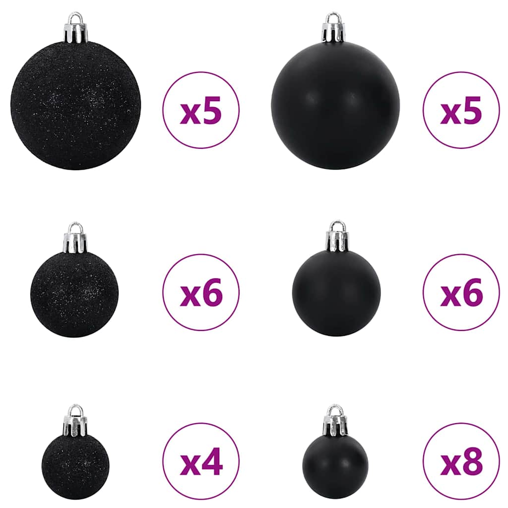 Artificial Pre-lit Christmas Tree with Ball Set Green 120 cm
