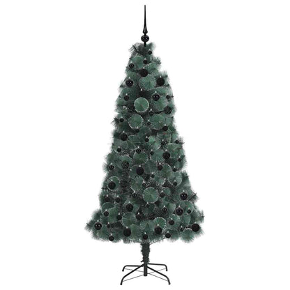 Artificial Pre-lit Christmas Tree with Ball Set Green 180 cm