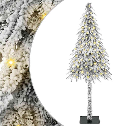 Christmas Tree with 150 LEDs White 120 cm PE and Steel