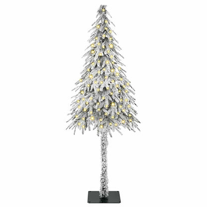Christmas Tree with 150 LEDs White 120 cm PE and Steel