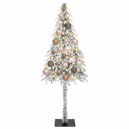 Christmas Tree with 150 LEDs White 120 cm PE and Steel