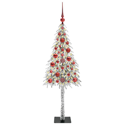 Christmas Tree with 150 LEDs White 120 cm PE and Steel