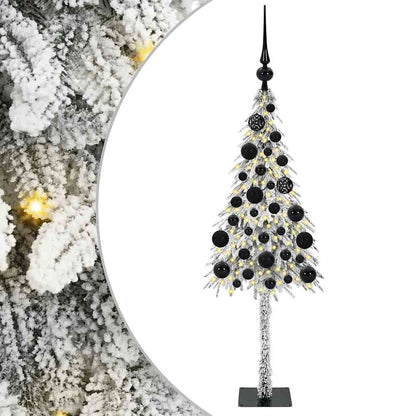 Christmas Tree with 150 LEDs White 120 cm PE and Steel