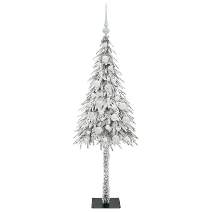 Christmas Tree with 150 LEDs White 120 cm PE and Steel
