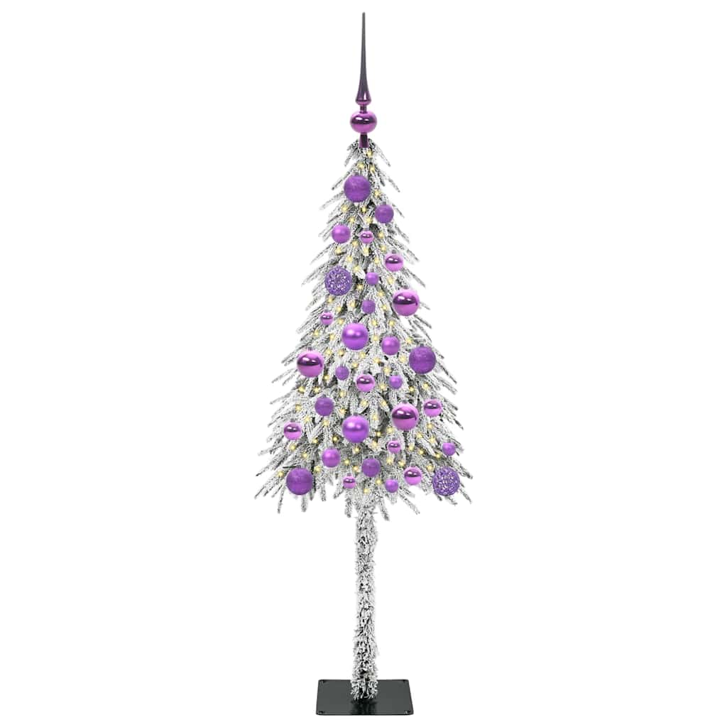 Christmas Tree with 150 LEDs White 120 cm PE and Steel