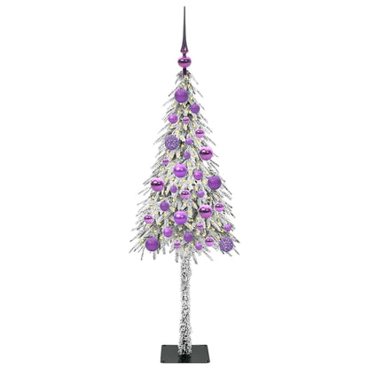 Christmas Tree with 150 LEDs White 120 cm PE and Steel