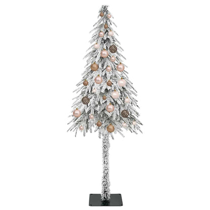 Christmas Tree with 150 LEDs White 150 cm PE and Steel