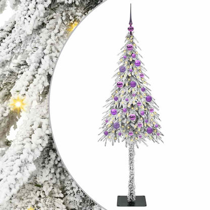 Christmas Tree with 150 LEDs White 150 cm PE and Steel