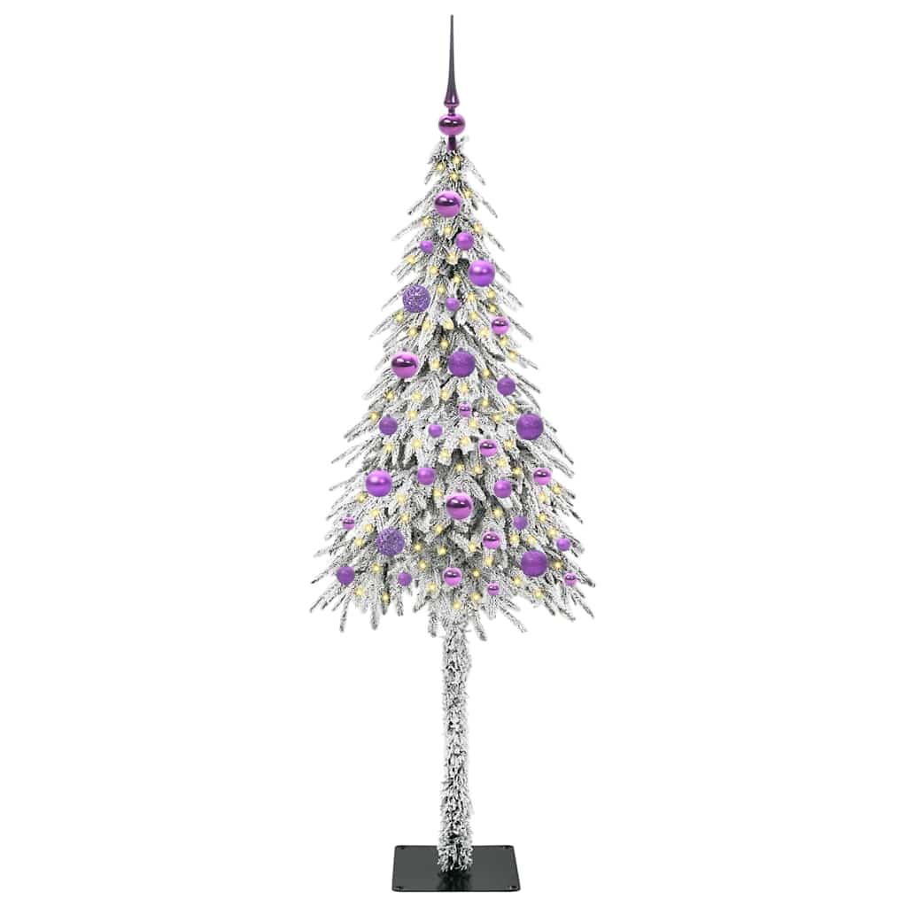 Christmas Tree with 150 LEDs White 150 cm PE and Steel