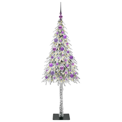 Christmas Tree with 150 LEDs White 150 cm PE and Steel