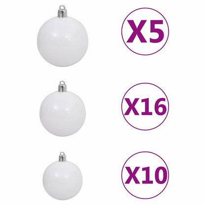 Artificial Christmas Tree with 300 LEDs with Stand Green 180 cm